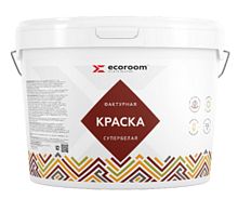 Краска фактурная супербелая для внутренних работ, 16 кг ведро